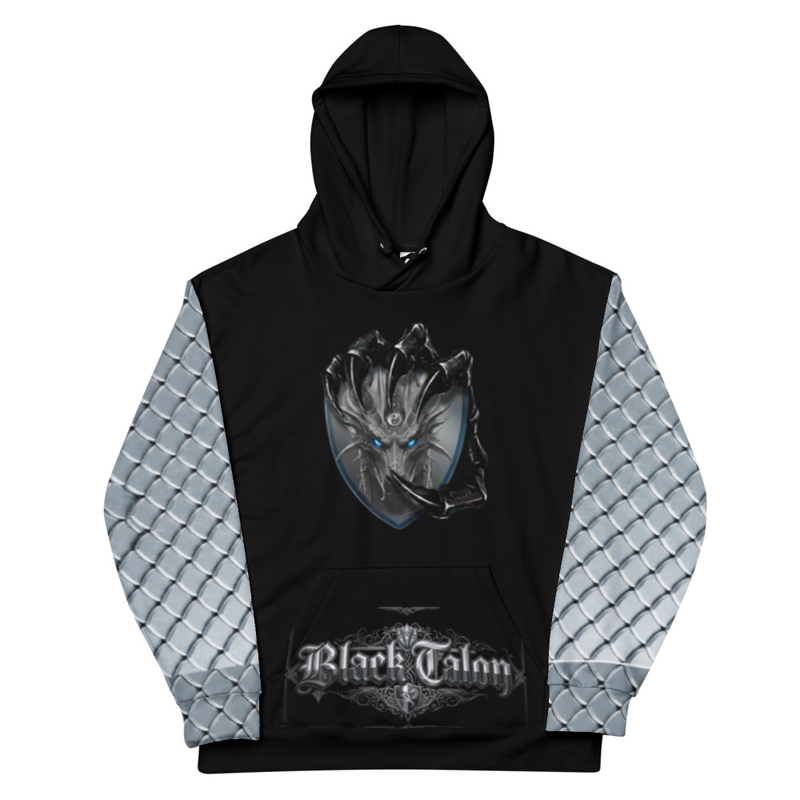 Black Talon cotton hoodie