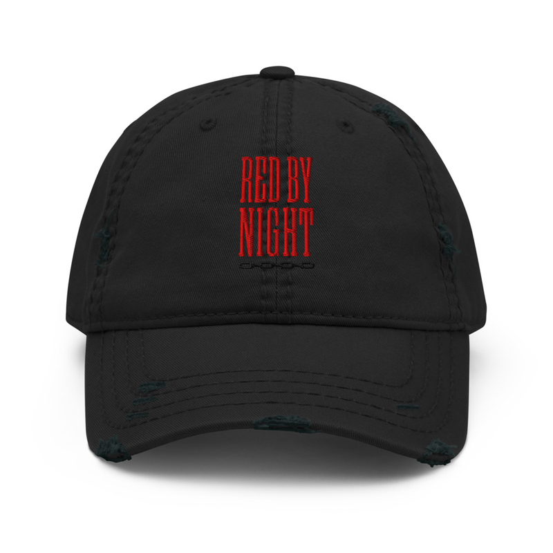 Official Red By Night Distressed Dad Hat