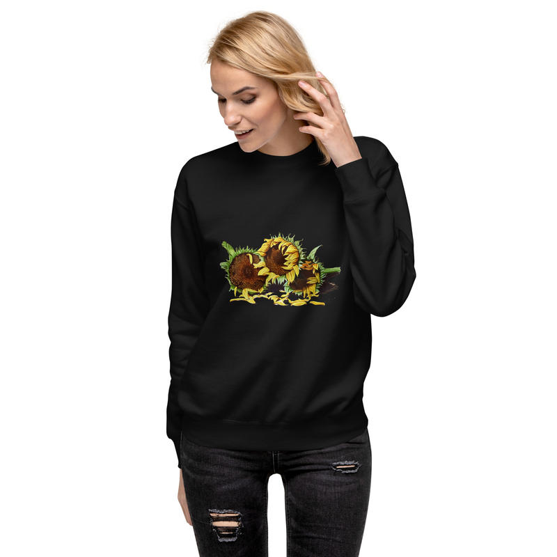 Fleeting Beauty - Unisex Premium Sweatshirt – M, Black