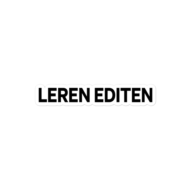 Leren Editen Sticker — foto 3