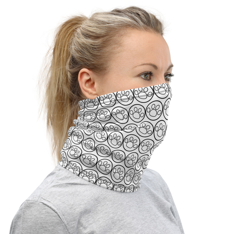 Pawdicure Neck Gaiter White
