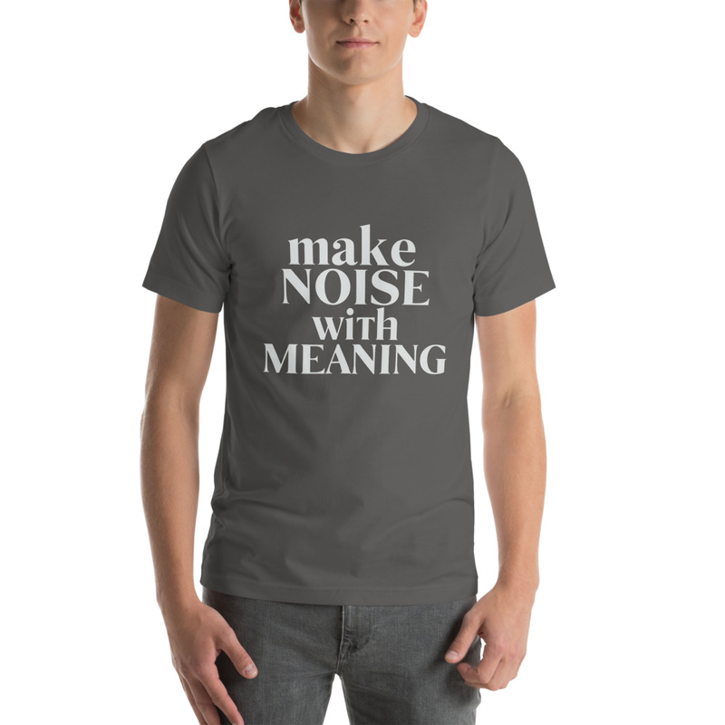 Make Noise With Meaning - Midnight Tone – 4XL, Asphalt