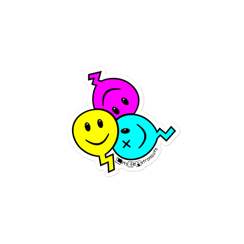 Bubble-free stickers - Balloon Heads