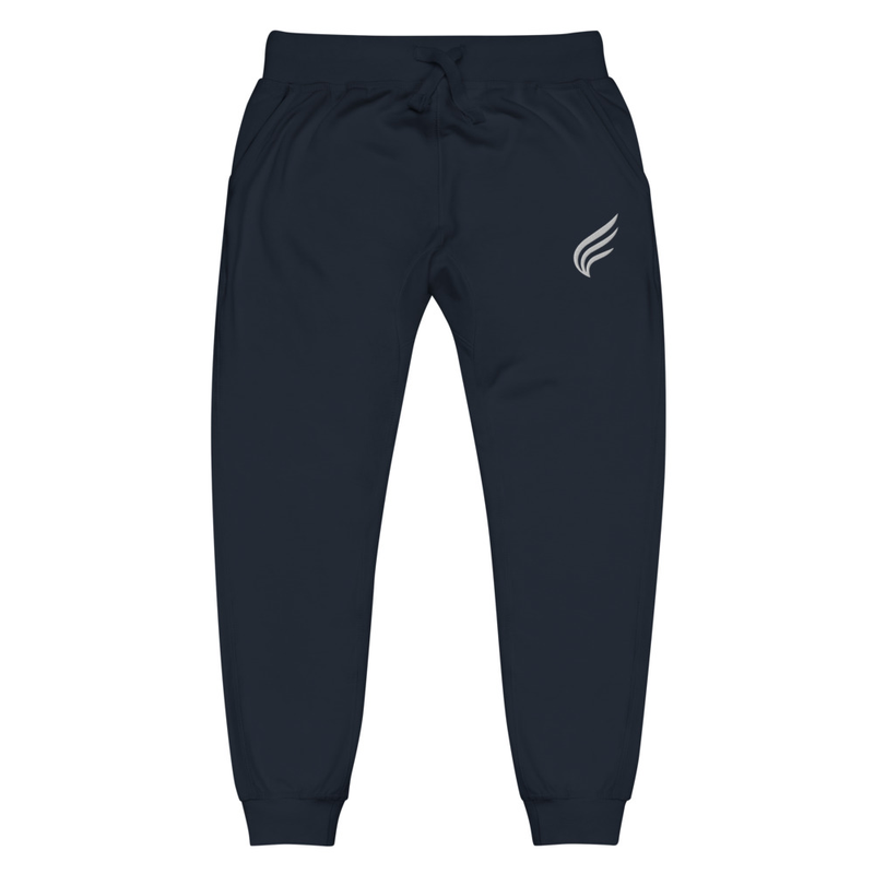 ATHLEURE® Unisex fleece sweatpants – XL, Navy Blazer