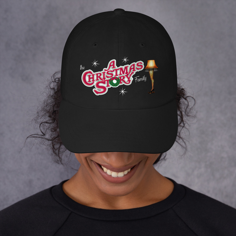 “The A Christmas Story Family” Classic Logo Dad & Mom Hat ✨