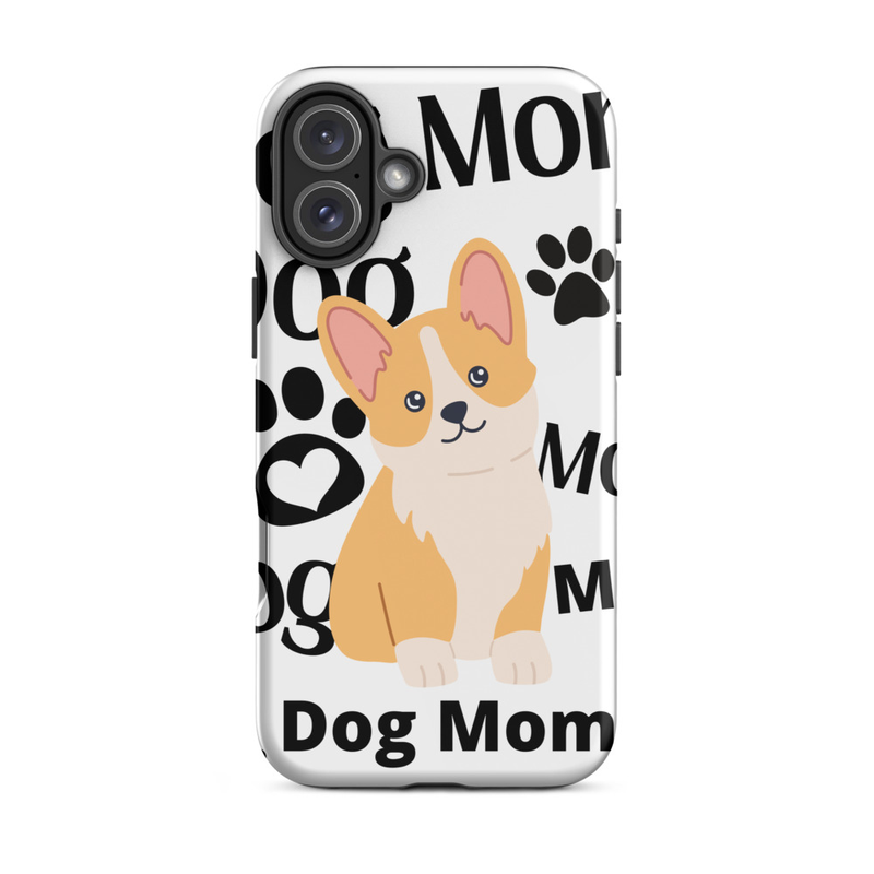 Tough Case for iPhone®: Dog Mom – iPhone 16 Plus, Matte