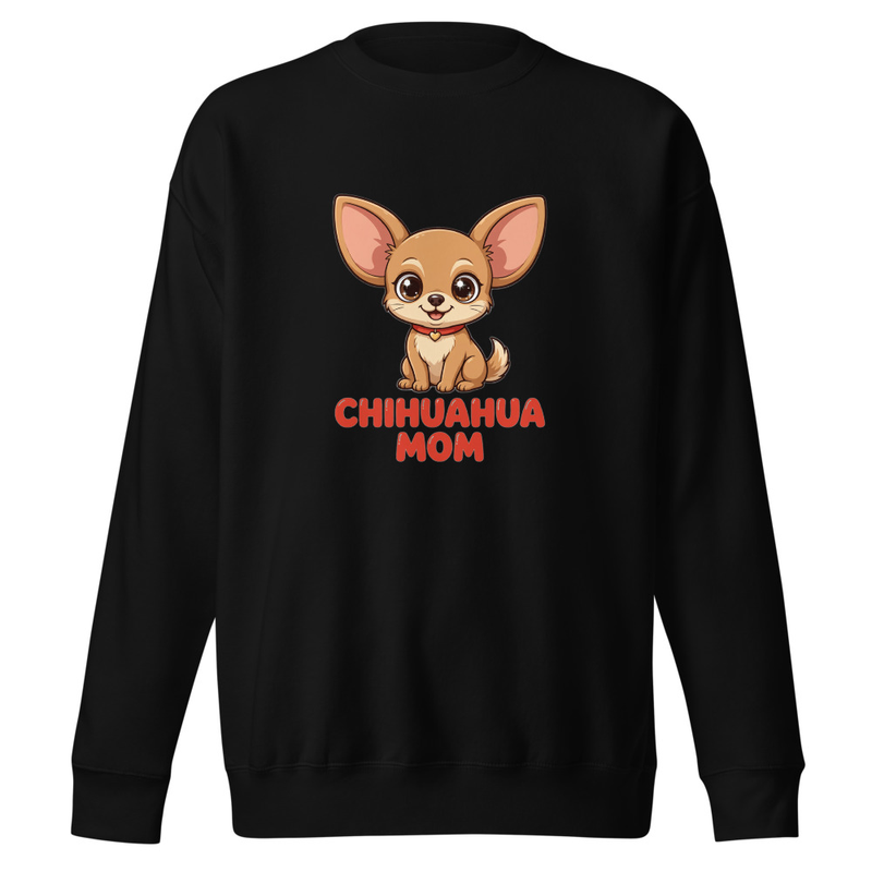 Unisex Premium Sweatshirt Chihuahua Mom