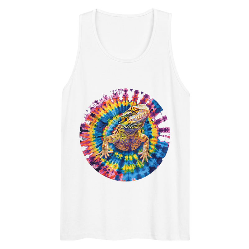 Men’s premium tank top - White