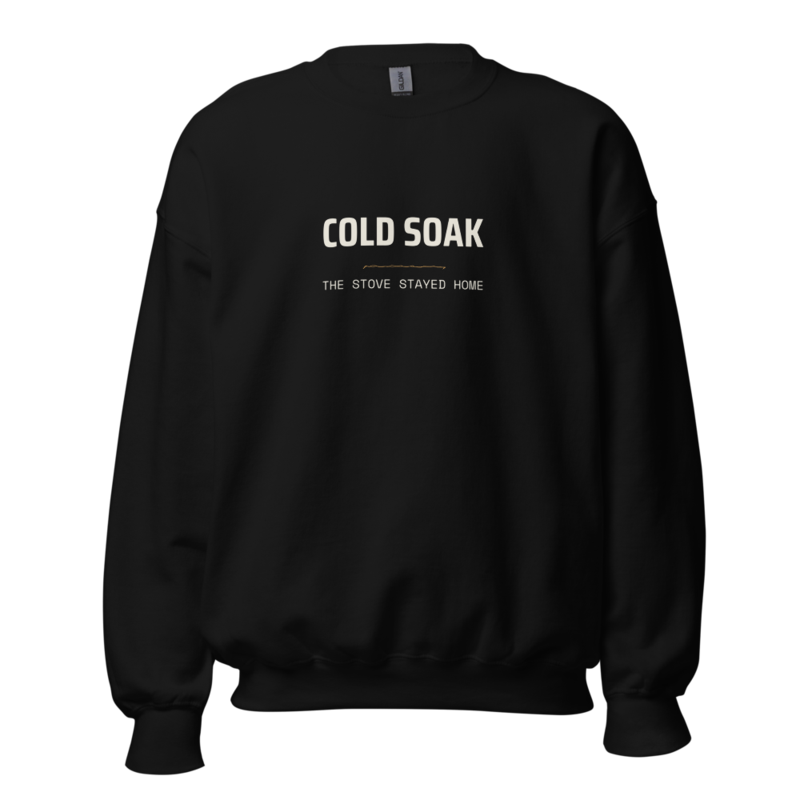 COLD SOAK Crewneck mockup