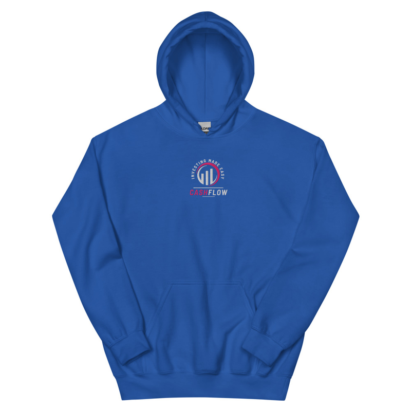 Cashflow Investing Inc Embroidered Hoodie v.3 – XL, Royal