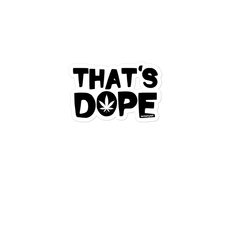 That's Dope – Bubble-free stickers