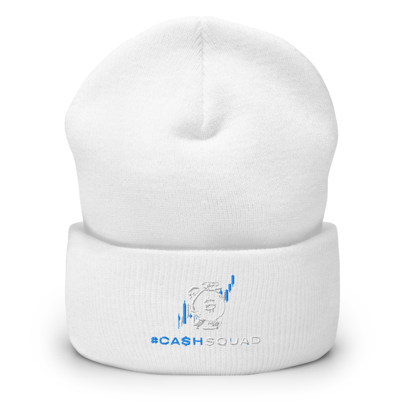 #CashSquad Beanie v.1 – One size, White