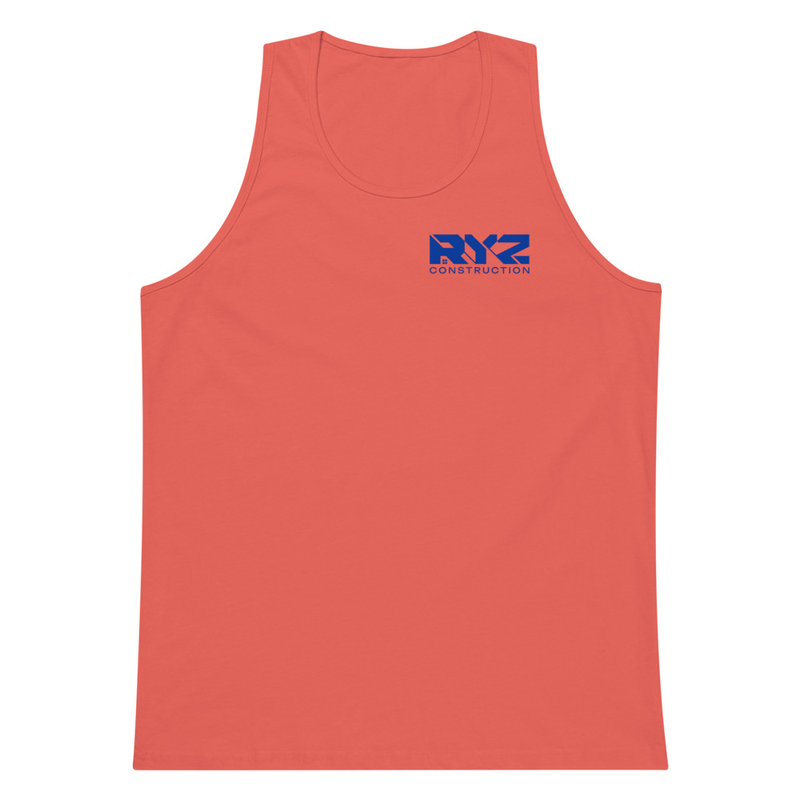 Men’s premium tank top – XL, Coral