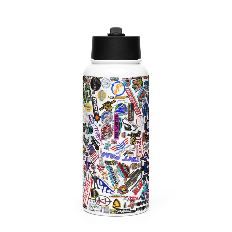 Sticker Bomb Stainless Steel Water Bottle