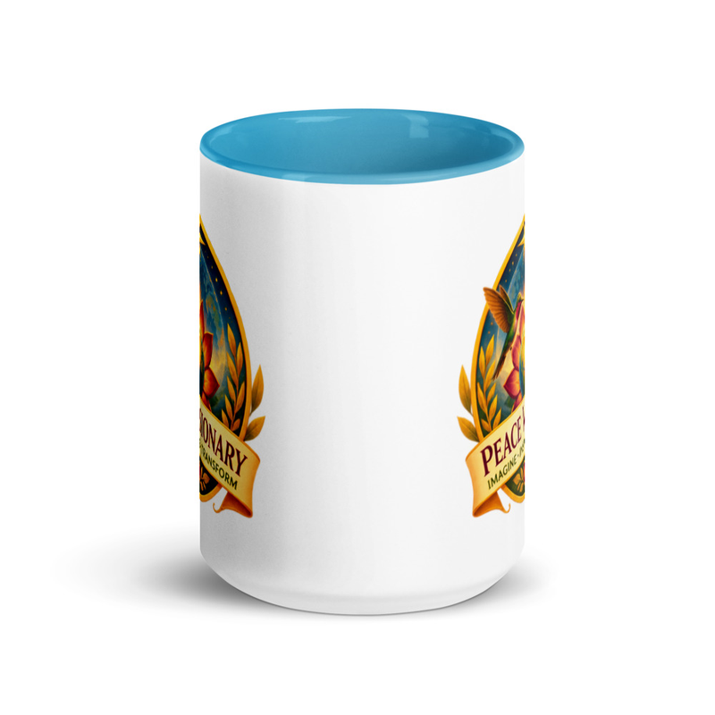 Peace Visionary Mug – 15 oz, Blue