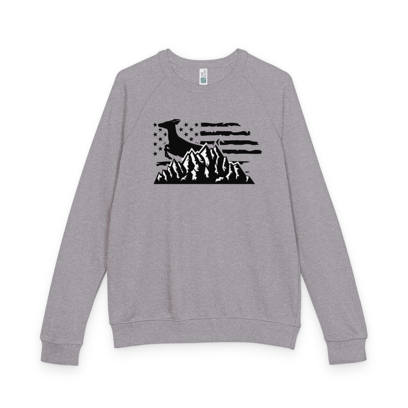 Men's Hunting Crewneck Unisex French terry raglan