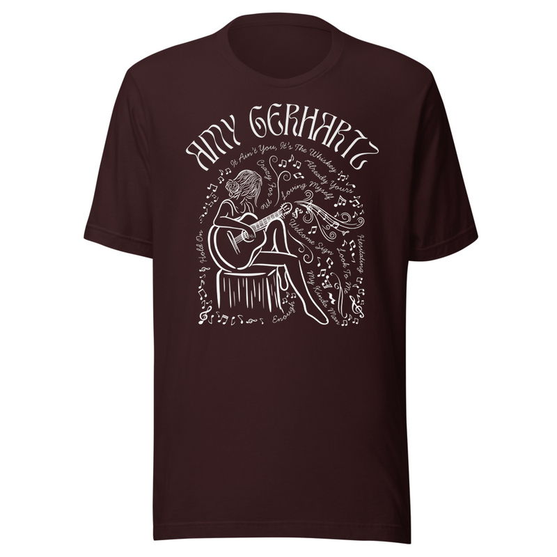 Amy Gerhartz Unisex t-shirt – 3XL, Oxblood Black