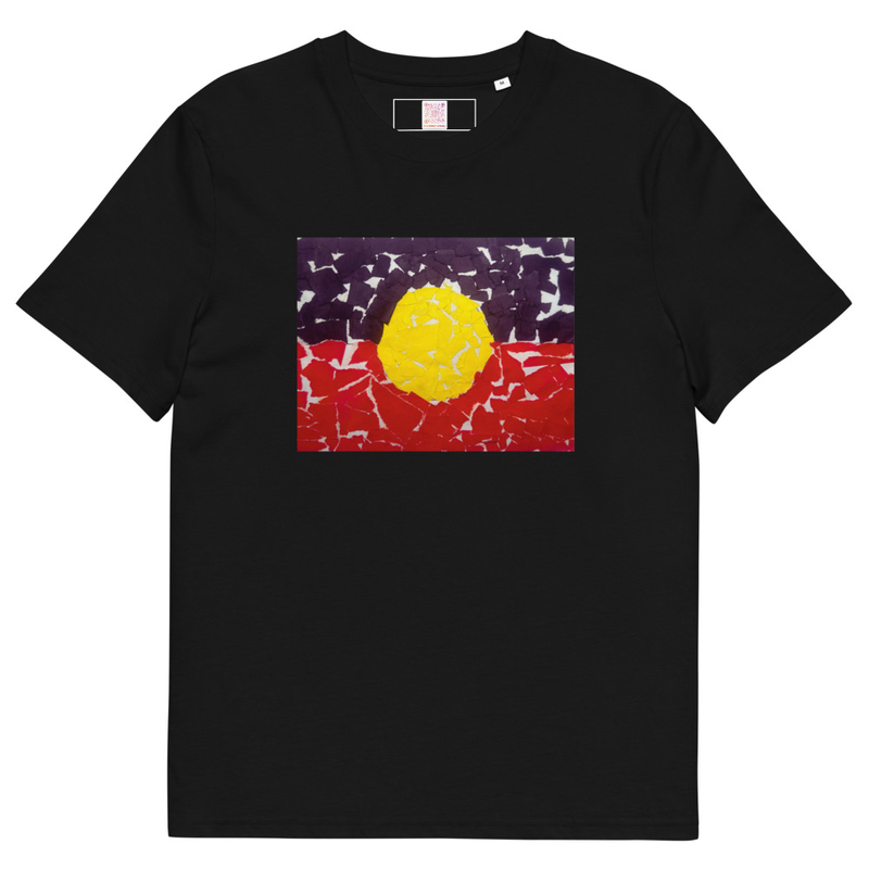 Aboriginal Flag - Unisex Organic Cotton Tee – Image 1