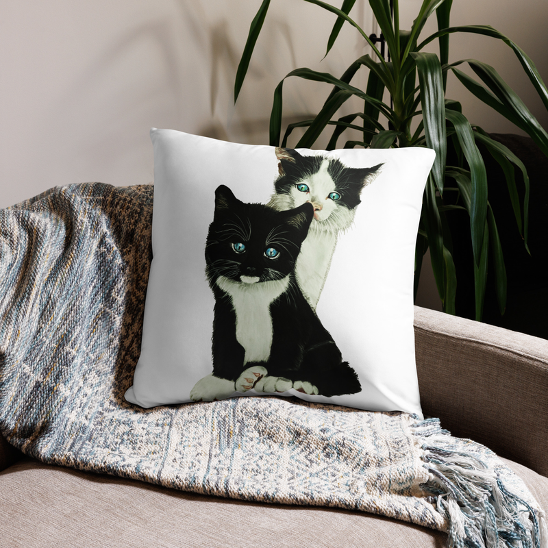 No Words Needed Basic Pillow – 22″×22″