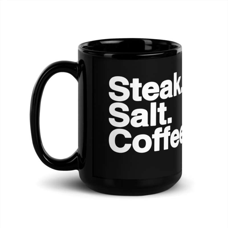 15 oz. Black Glossy Mug
