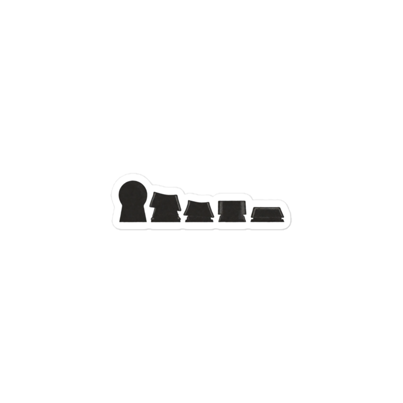 Keycap Profiles Sticker mockup