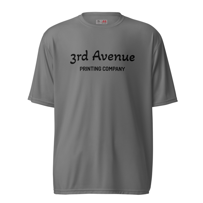 Performance crew neck t-shirt, polyester 