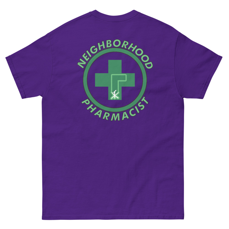 [ Hood Pharmacist ] classic tee – 3XL, Purple