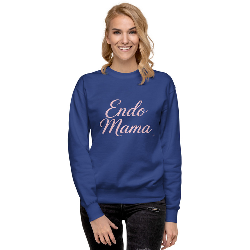 Endo Mama Unisex Premium Sweatshirt – L, Team Royal