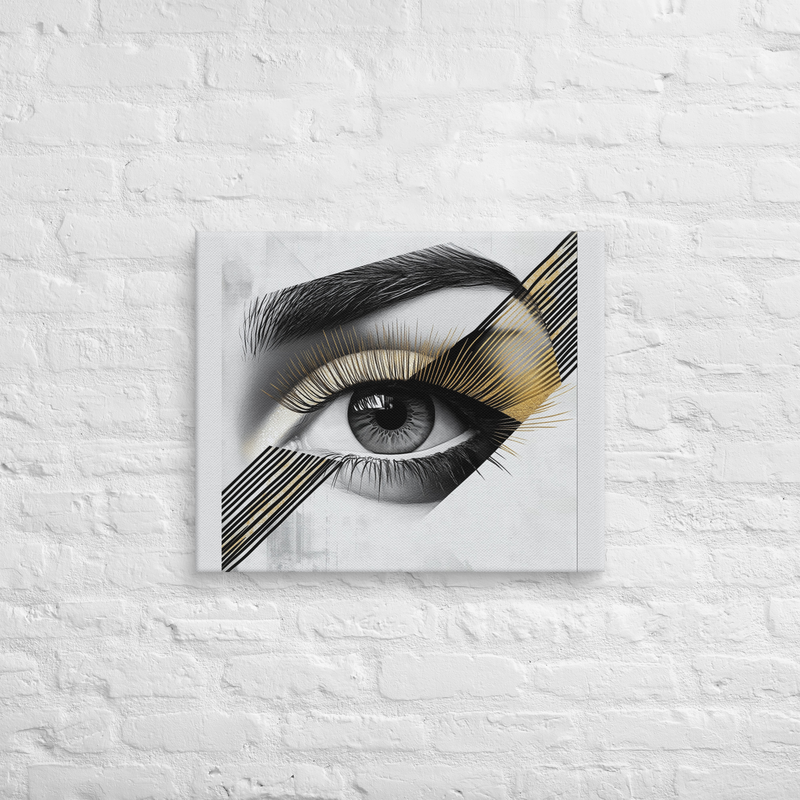 Eyelashes on Canvas | Wall Art Decor