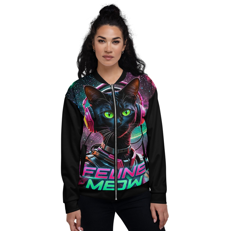 Feline Unisex Bomber Jacket