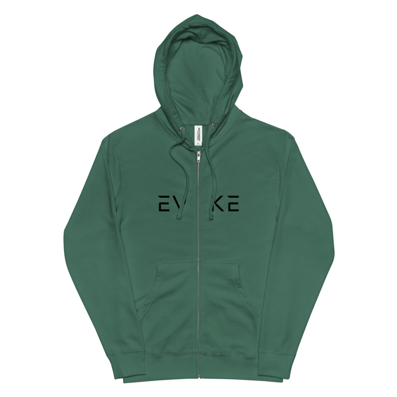 Unisex fleece zip up hoodie / S