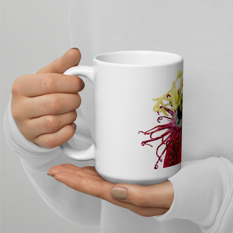 Buzzed Too - White glossy mug – 15 oz, White