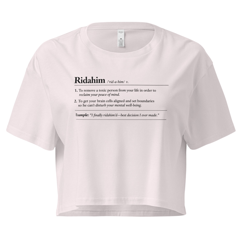 "Ridahim" - Women’s crop top – XS, Orchid
