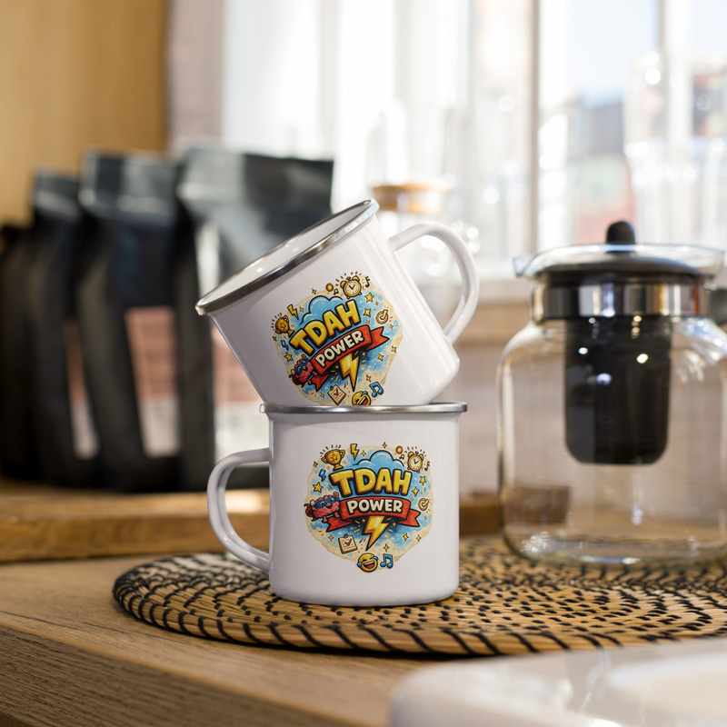 Mug Emaillé TDAH Power