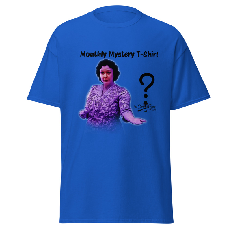 Mystery T-Shirt — A Christmas Story Family Exclusive – XL, Royal
