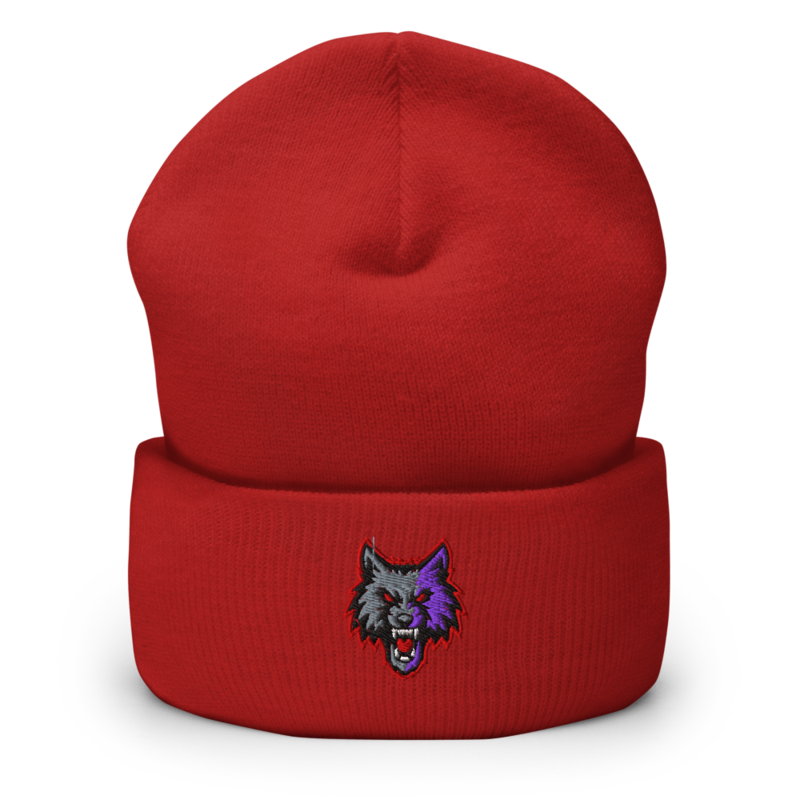 Northwest Nightwolves - Cuffed Beanie – One size, Red