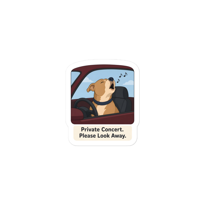 Private Concert Sticker — Floof