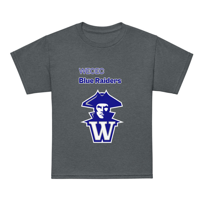 WECEC Blue Raider Youth t-shirt – XL, Dark Heather