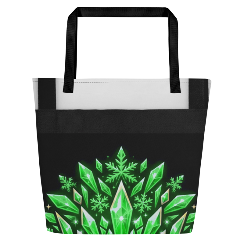 Uncle Benny ® Ice Crystal Tote Bag Neon Green EST. 2020