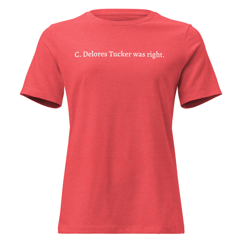 C. Delores Tucker Tee - White (Women's)