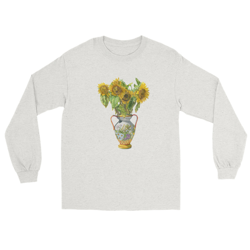 Sunny - Unisex Long Sleeve Shirt – XL, Ash