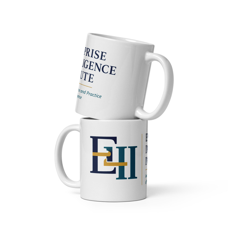 White glossy mug