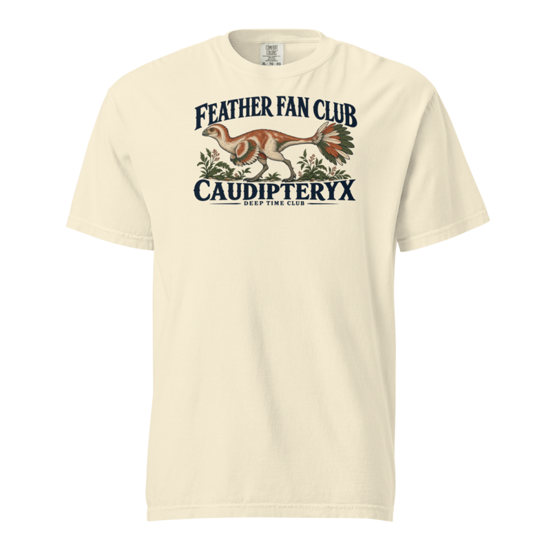 Feather Fan Club Caudipteryx Tee, alternate supplier view 1
