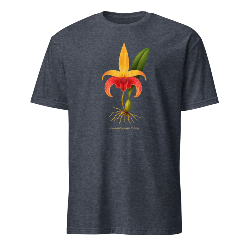 Bulbophyllum lobbii Shirt – 3XL, Heather Navy