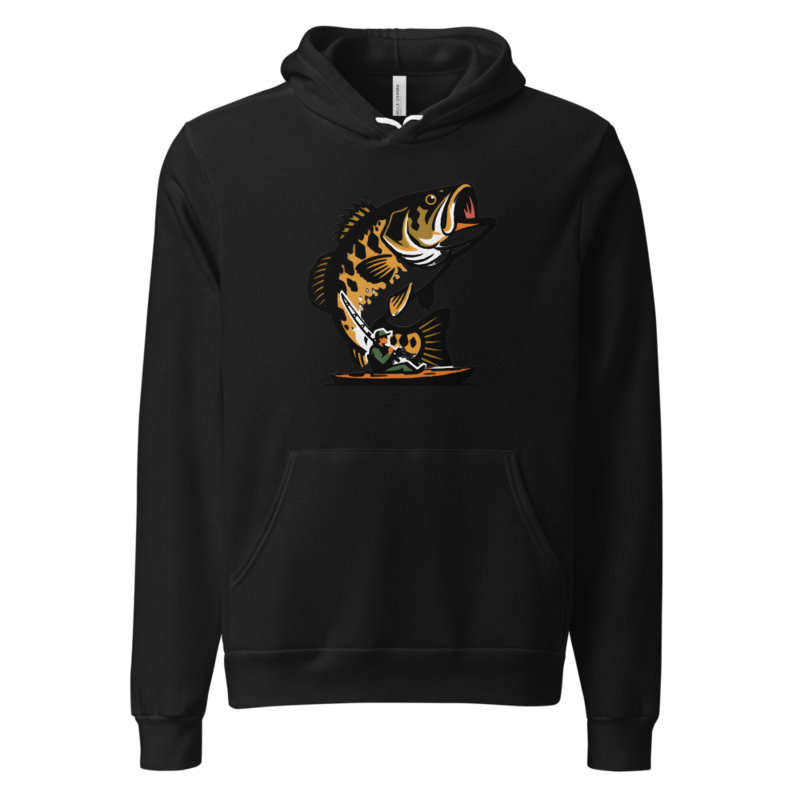 Woodcut Hawg Surge Hoodie (Artist Series) — Kayak Fishing merch