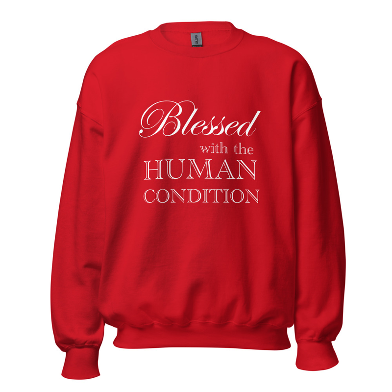 Blessed Unisex Sweatshirt White Letters