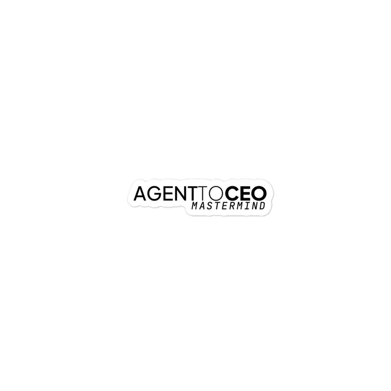 Agent To CEO Mastermind Bubble-free stickers