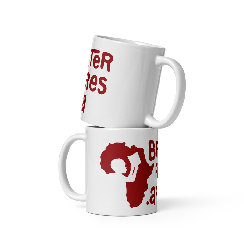 White Brighter Futures glossy mug