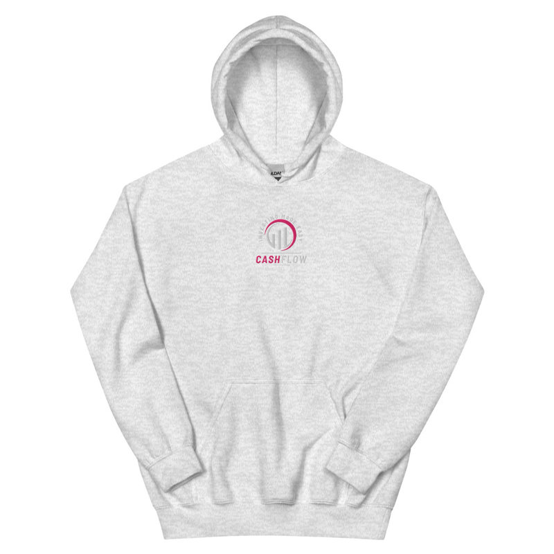 Cashflow Investing Inc Embroidered Hoodie v.3 – XL, Ash