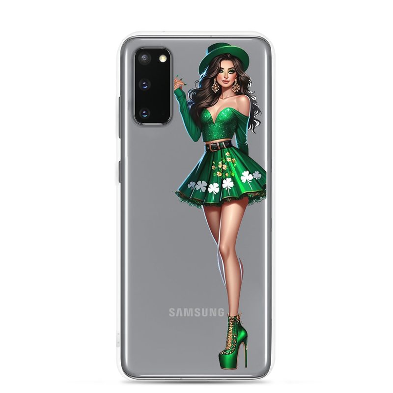 Irish Belle Elegance - Sleek Samsung Case with St. Paddy's Flair